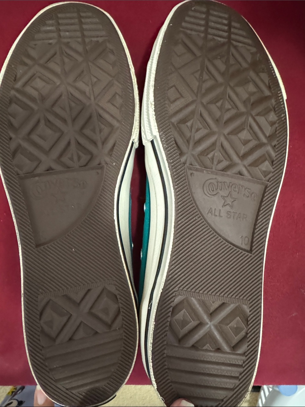 Converse Teal Slip-On Canvas Low-Tops - Picture 5 of 5